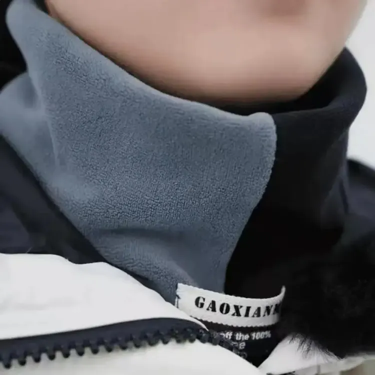 秋冬保暖围脖男女双层加厚骑行面罩防风套护颈脖套户外防寒围脖