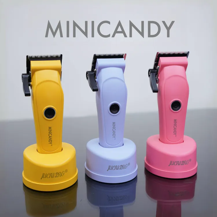 MINICANDY-糖果迷你 强磁无刷电机 440c/m390碳钢刀片 聚彩推剪