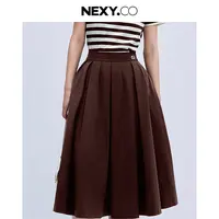 【晨粉专享价】NEXY.CO/奈蔻半裙|奢级|气质|温婉|大气|XW01404B7