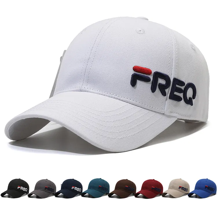 【拍一发二】FREQ秋季新款棒球帽侧绣FREQ鸭舌帽街头时尚潮流休