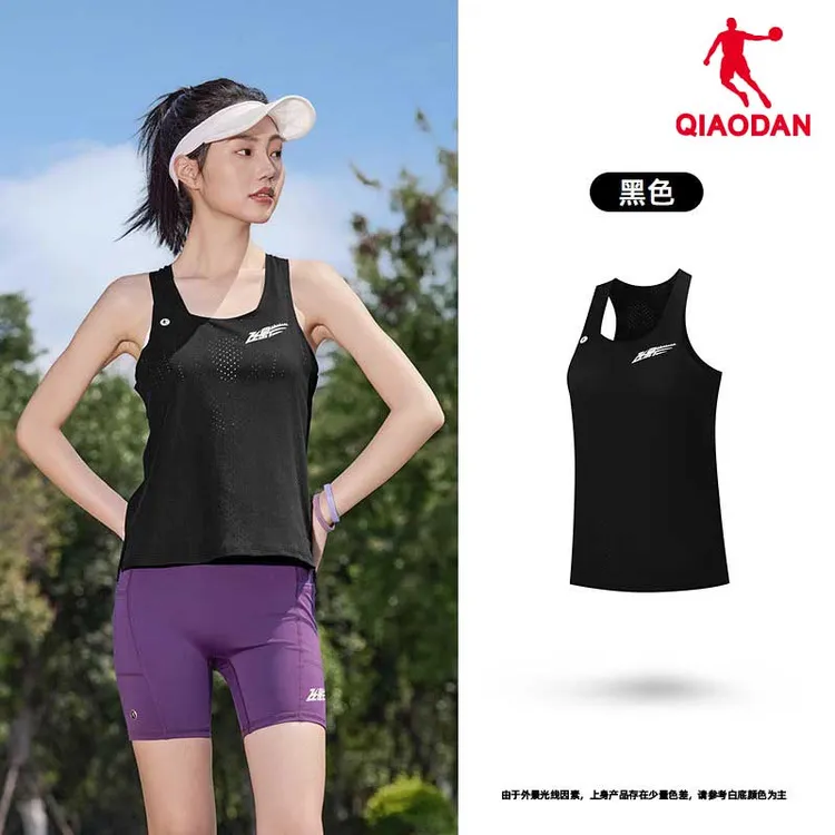 乔丹官方飞影背心女士2025夏季专业马拉松跑步速干透气无袖t恤女