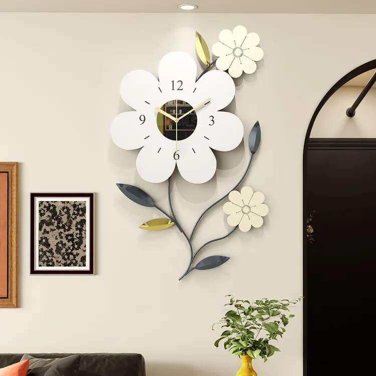 花好月圆 锦上添花--美居一刻创意装饰挂钟客厅餐厅家用钟表时钟