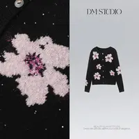 DEDM•STUDIO/百搭精致感气质减龄排扣针织开衫毛衣2511ZZS/5897