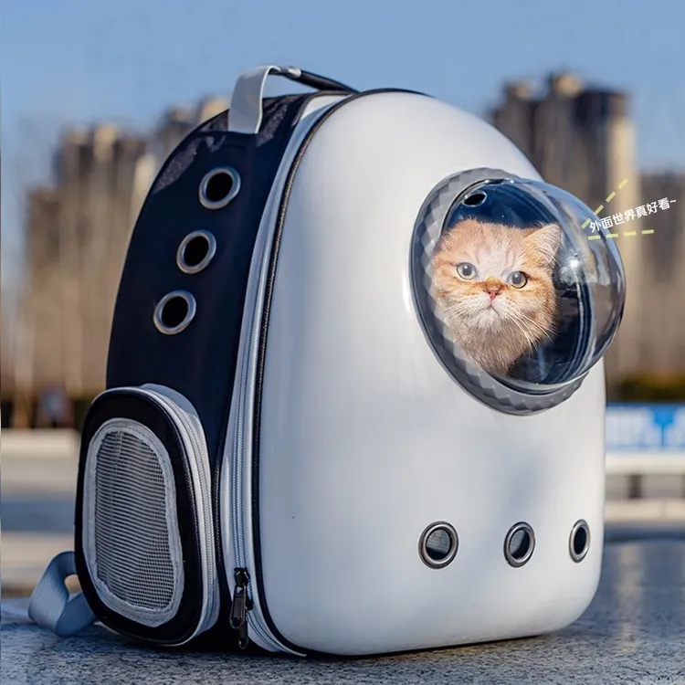 猫包太空舱外出大容量透气双肩背包出行宠物出行出门社会化便携包