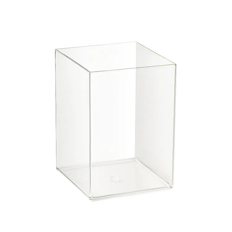 T化妆刷收纳筒A1V29羿-口红化妆刷笔筒桌面透明收纳盒整理置物架