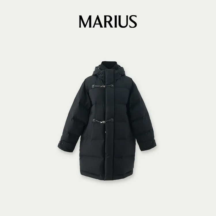 MARIUS-M-‘雪宝宝’经典连帽精纺保暖羽绒外套
