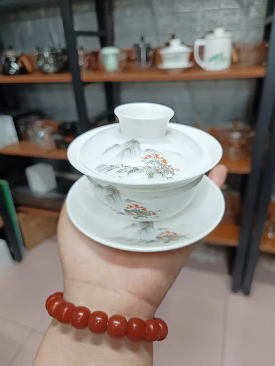 定制款骨质瓷盖碗