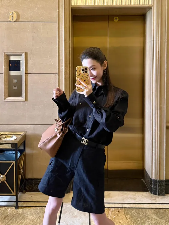 夏季搭配一整套盐系轻熟高级感御姐气质衬衫休闲阔腿裤两件套装女