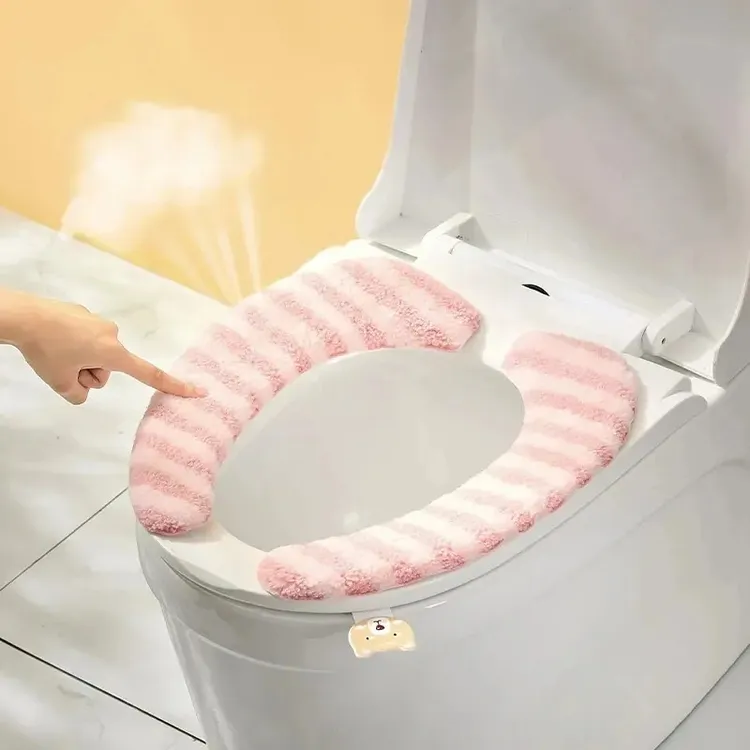 马桶坐垫家用四季通用马桶垫贴粘式坐便垫冬季保暖坐垫