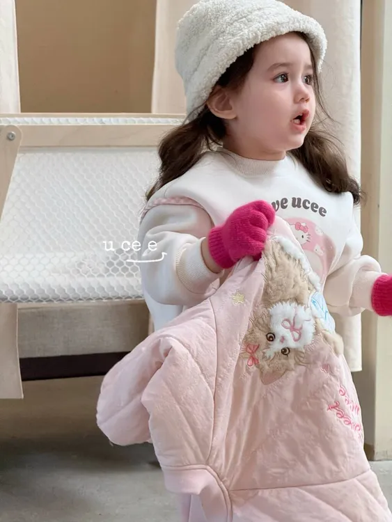 釉兮kids可爱猫外套