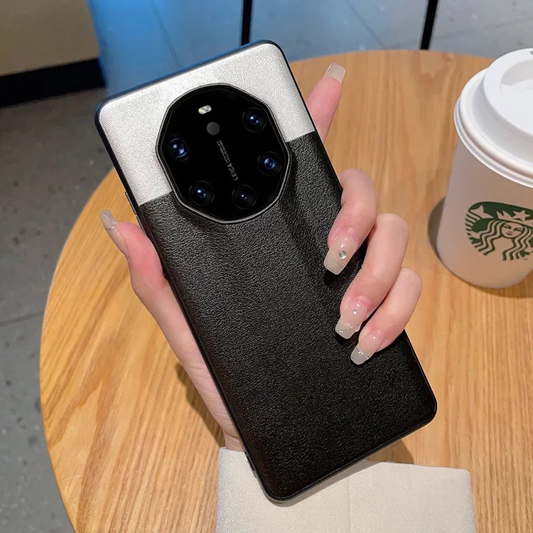 适用华为mate40rs保时捷手机壳女防滑保护壳全包高档套软高级高档