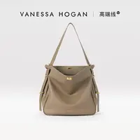 VH女包肆意挎包质感小众轻奢hobo包头层牛皮腋下包.达
