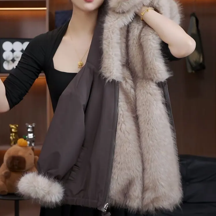 儿童冬季加绒保暖外套男女童高级感大气洋气时髦上衣女孩百搭衣服