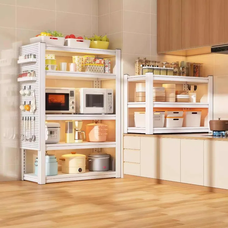 家用洞洞板货架置物架多层厨房仓库阳台储藏室杂物间超市收纳架