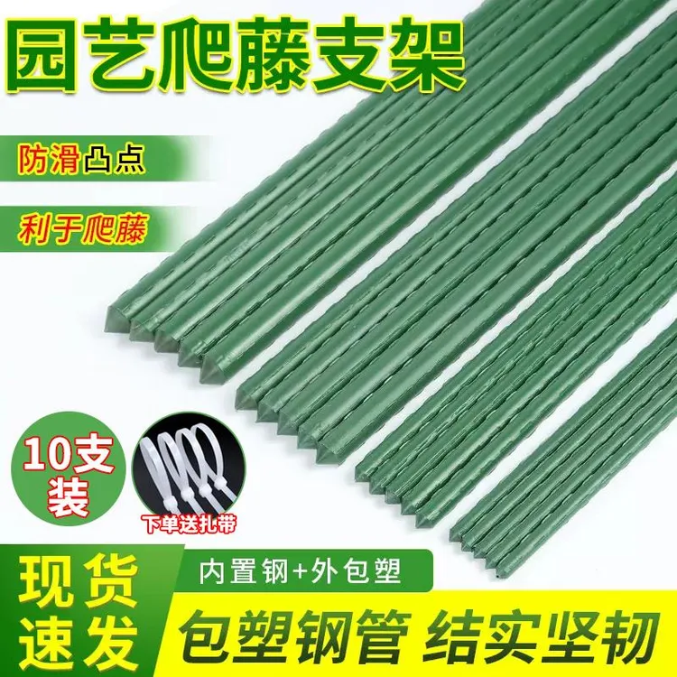 爬藤架花架包塑钢管月季豆角西红柿黄瓜园艺固定杆葡萄植物支撑架