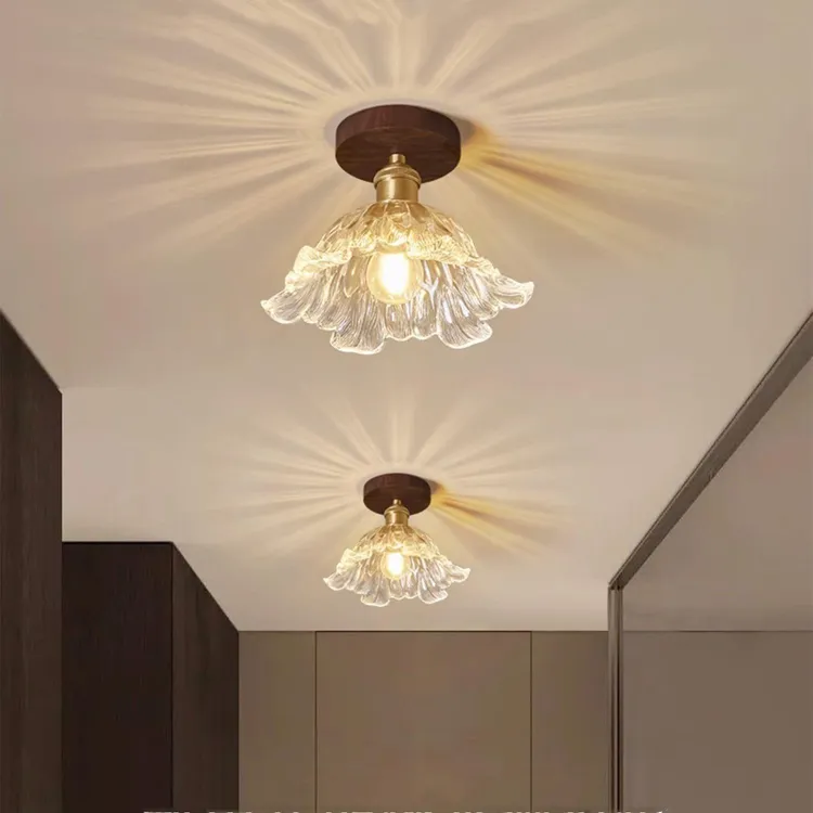 走廊灯过道灯中式简约轻奢入户玄关灯美式复古侘寂风厨卫阳台灯具