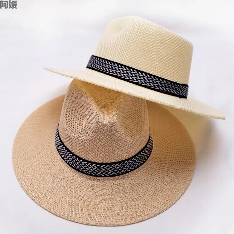 包邮阿媛品质新款男士遮阳帽大檐防晒夏季户外中年太阳帽爸爸大沿