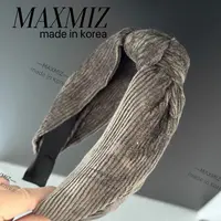 东大门 韩国新款简约编织布艺发箍纯色 3083