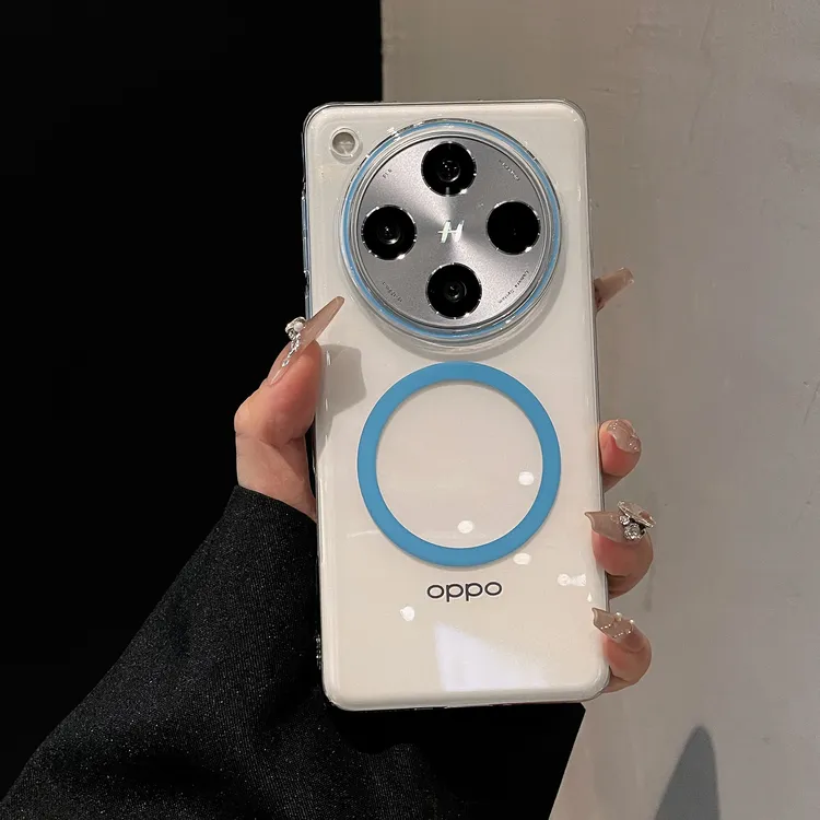 适用于OPPOfindX8ultra手机壳新款X8Pro透明散热简约夜光磁吸X8S+