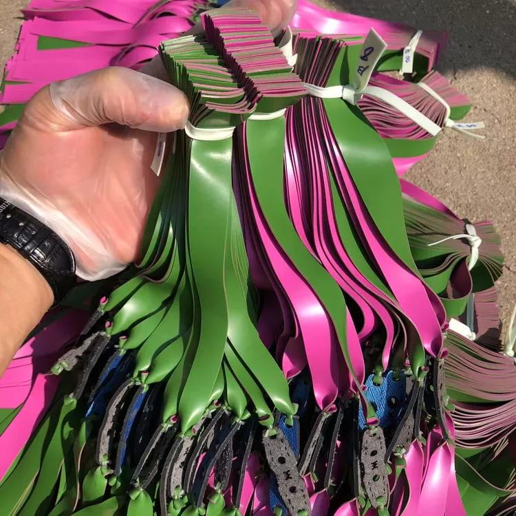 夜鹰双色暴力皮筋户外竞技扁皮筋高精准皮筋