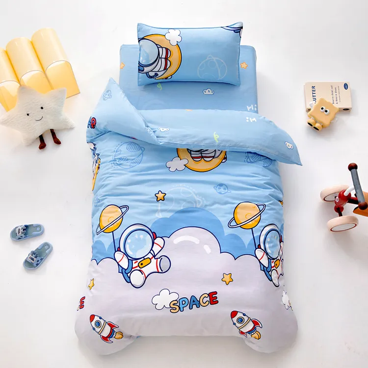 70*170小学生午托被子三件套托管班床上用品六件套宿舍午睡被褥