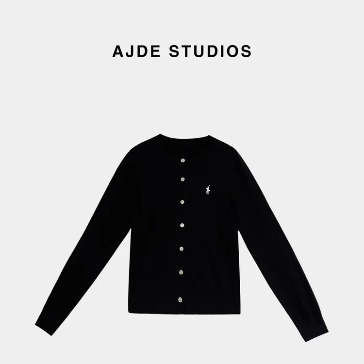 AJDE｜小马圆领针织开衫 01秋冬穿搭