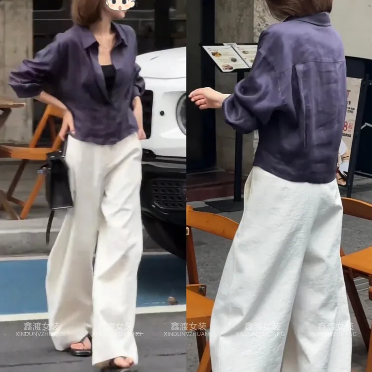 2025夏季新款时尚显瘦气质女士网红洋气两件套百搭款D21325