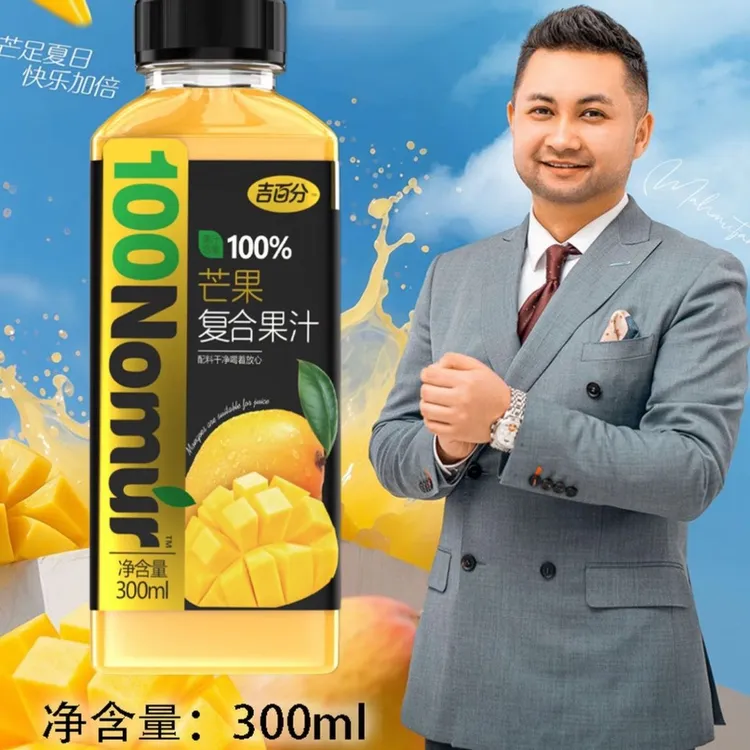 100Nomur吉百分芒果复合果汁饮料300ml