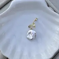 新人福利款花朵金色花瓣吊坠项链带链子多样性发一