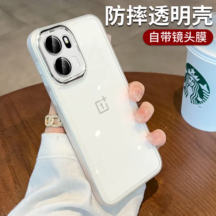 适用一加ace6手机壳自带镜头膜oppo保护壳1+ace6全包防摔软壳透明