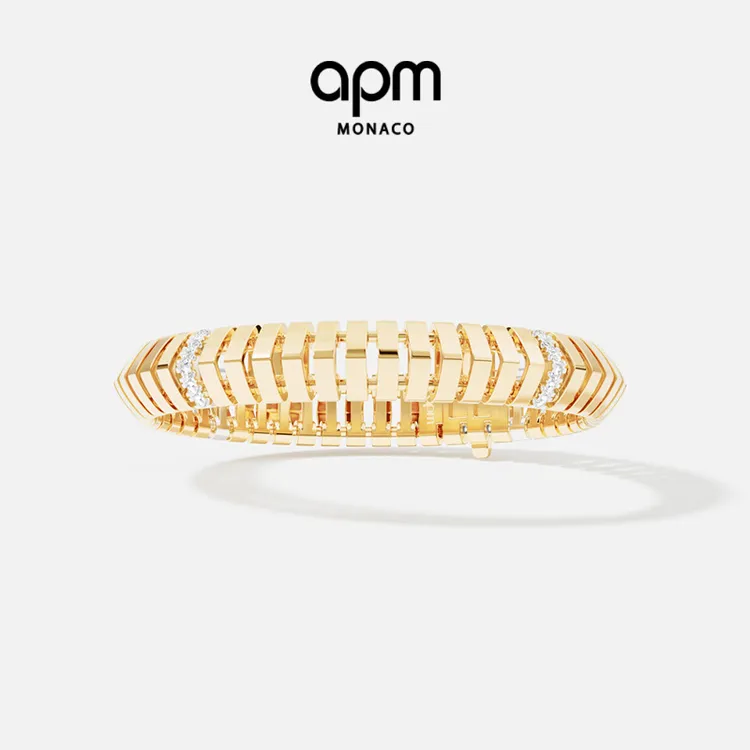 APM Monaco Soleil 金色手链时尚设计ins小饰品时尚气质