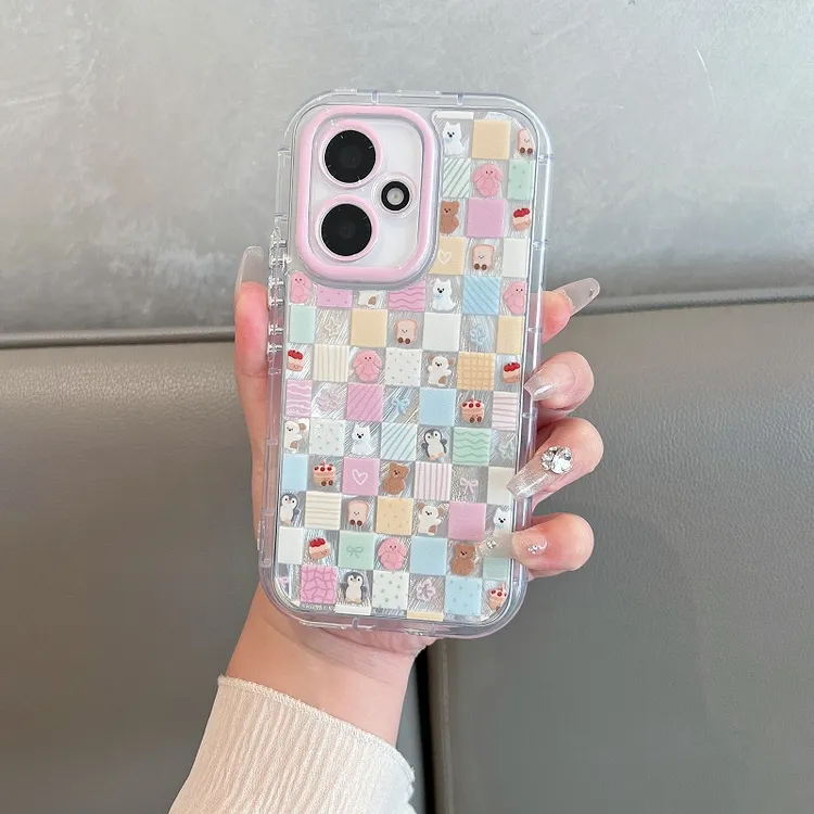 适用荣耀500手机壳400pro防摔华为苹果oppo可爱卡通vivos30小米17