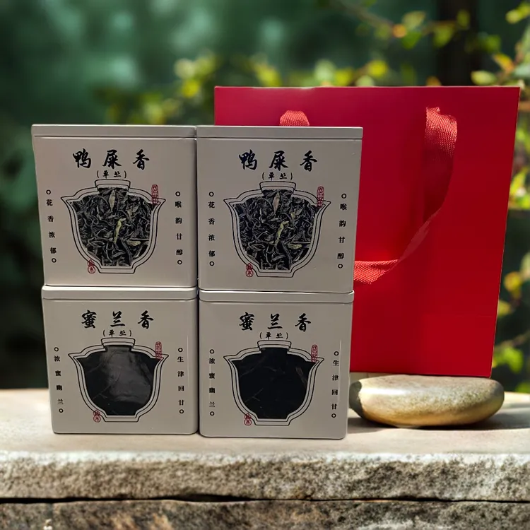 潮州凤凰单枞茶鸭屎香潮汕茶叶小罐装户外便携装乌岽单丛茶蜜兰香