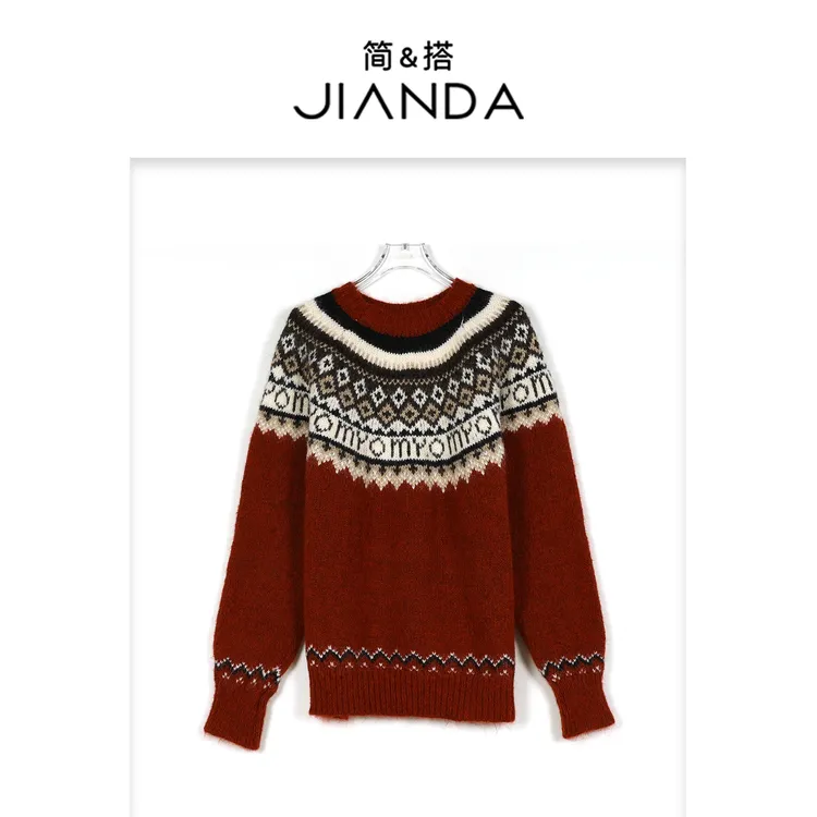 简&搭【千屿Sheila】秋冬穿搭 圣诞毛衣253-MY/0927-25107