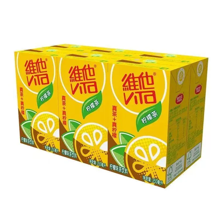【特惠6盒】维他柠檬茶250ml*6盒茶饮料原味即饮运动解渴批发超值