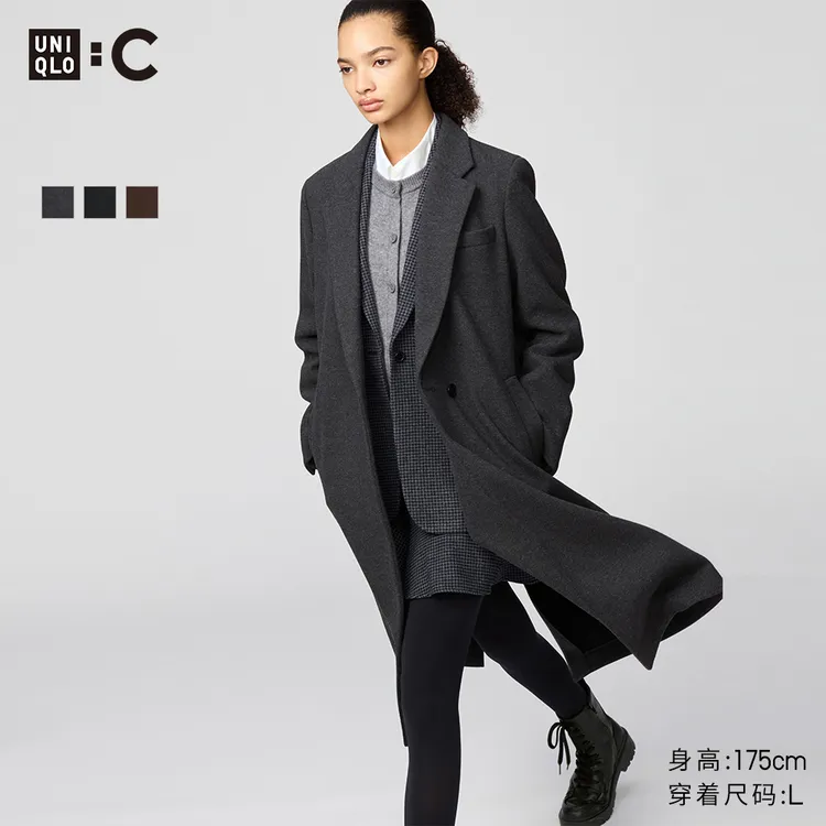 优衣库合作款/女装长大衣479666