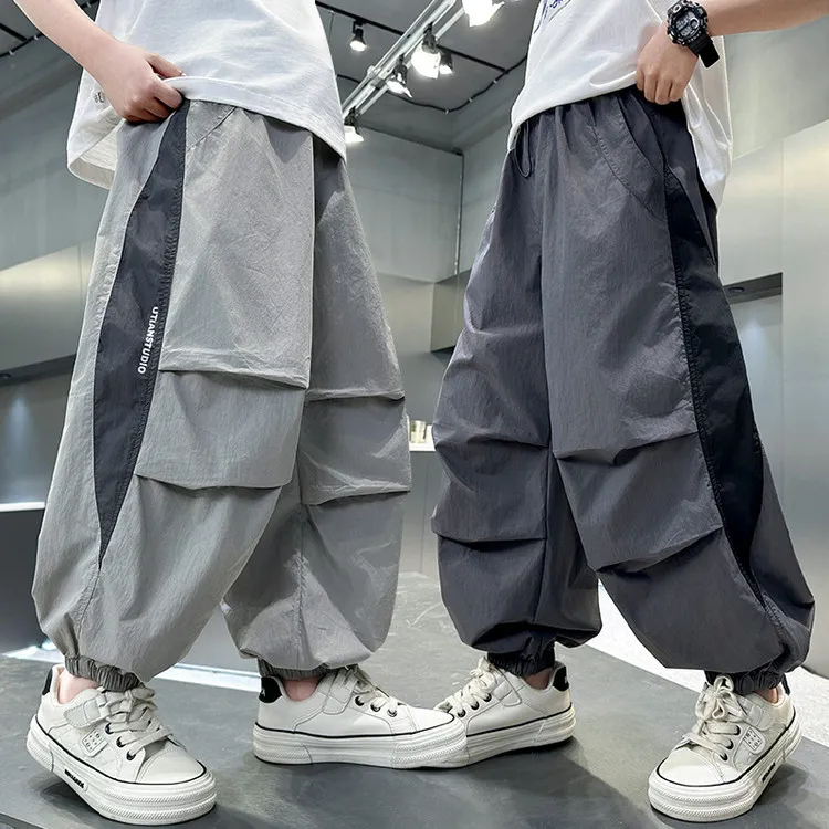 男童夏装裤子2025新款男童防蚊裤男童夏款裤子男童裤子薄款潮