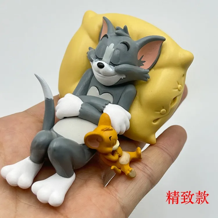 【童年玩伴】猫和老鼠车载摆件卡通车内可爱装饰品汤姆杰瑞桌面玩偶