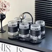 满氛轻奢杯具套装家用客厅茶水具奶油风乔迁新居杯子高级感高档