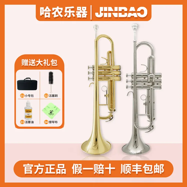津宝小号JBTR-300/410/430/020/050乐器小号降B调初学专业演奏管
