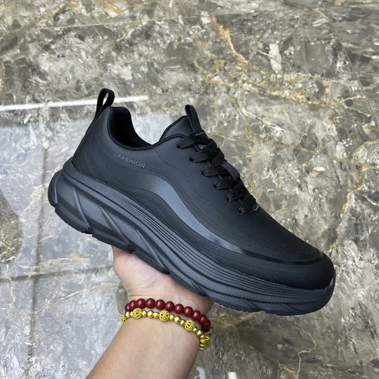 厚底男鞋轻便舒适男鞋秋冬新款时尚 百搭休闲运动鞋系带鞋子男士