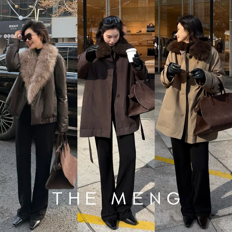 THE MENG【裤王】山羊绒醋酸加绒轻暖锁温御寒松弛休闲裤#M254P2006