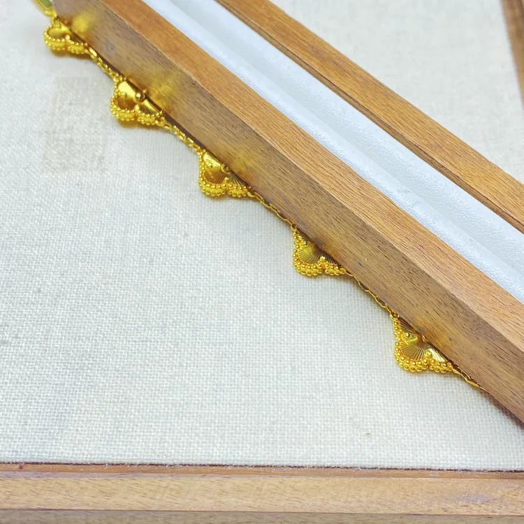 手链 爆款K0634经典新黄色大小五花手链多样性发货47818