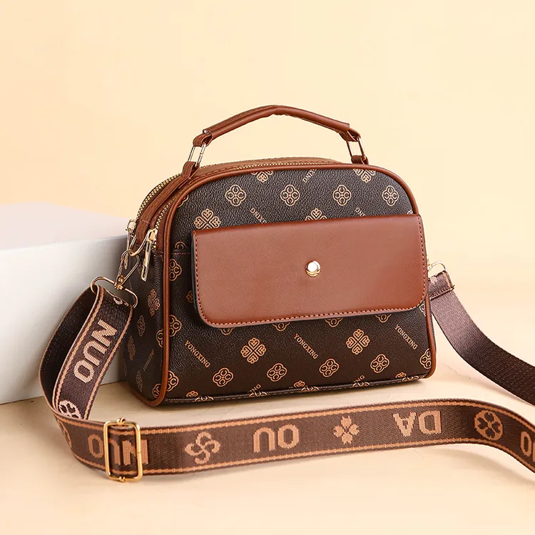 新款2025包包女时尚大容量中年妈妈包百搭气质单肩斜挎包零钱包