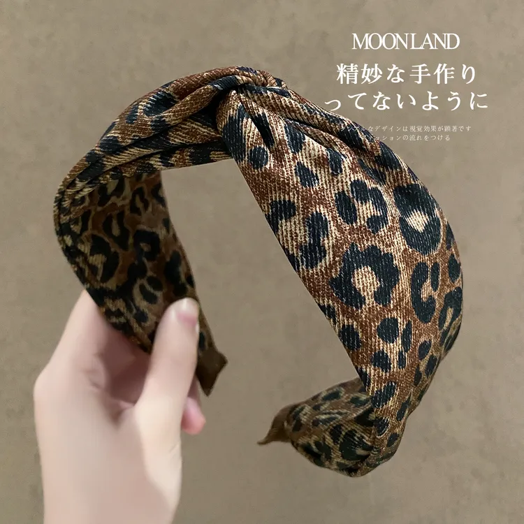 复古高级感交叉印花发箍女款2025高颅顶宽边发卡日常外戴洗脸头箍