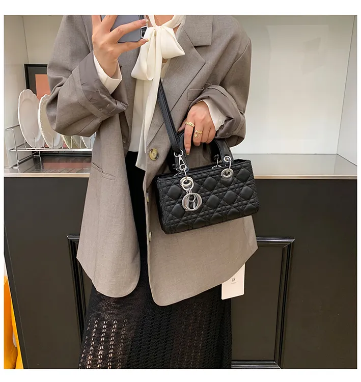 【王妃轻奢系列】戴妃女包单肩斜挎高级感时尚秋季新款横版小香风