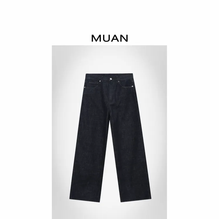 木岸MUAN：《万能牛仔》定制100棉高级复古水洗牛仔长裤SJ-QW-1675