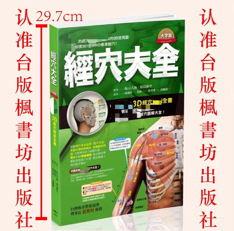 台版 经穴 大字版 铜版纸1