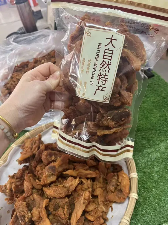 闽南特产泉州猪肉粕脂渣椒盐古早味瘦肉粕传统手工艺石头鱼
