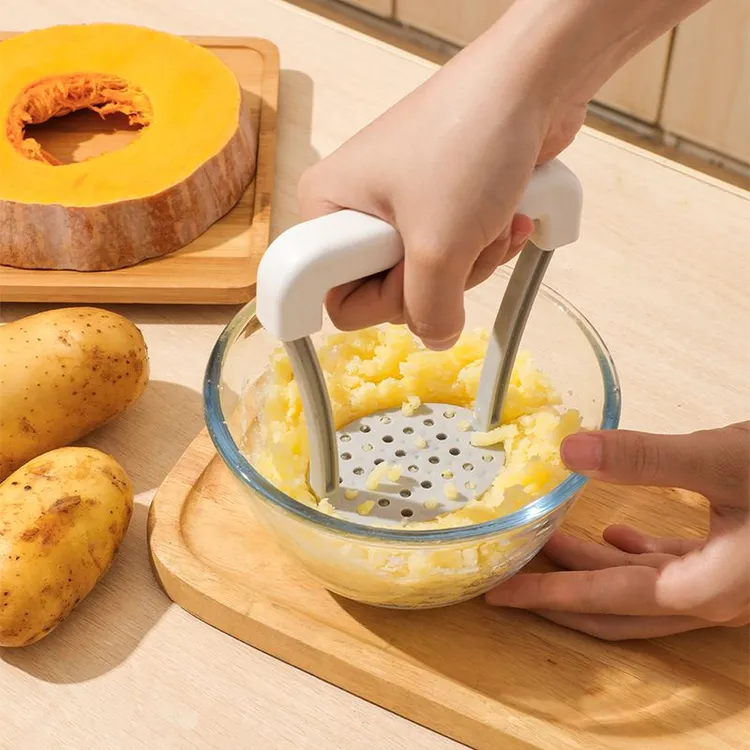 厨房土豆泥压泥器用品婴儿宝宝辅食捣泥神器捣碎器水果按压碾压器